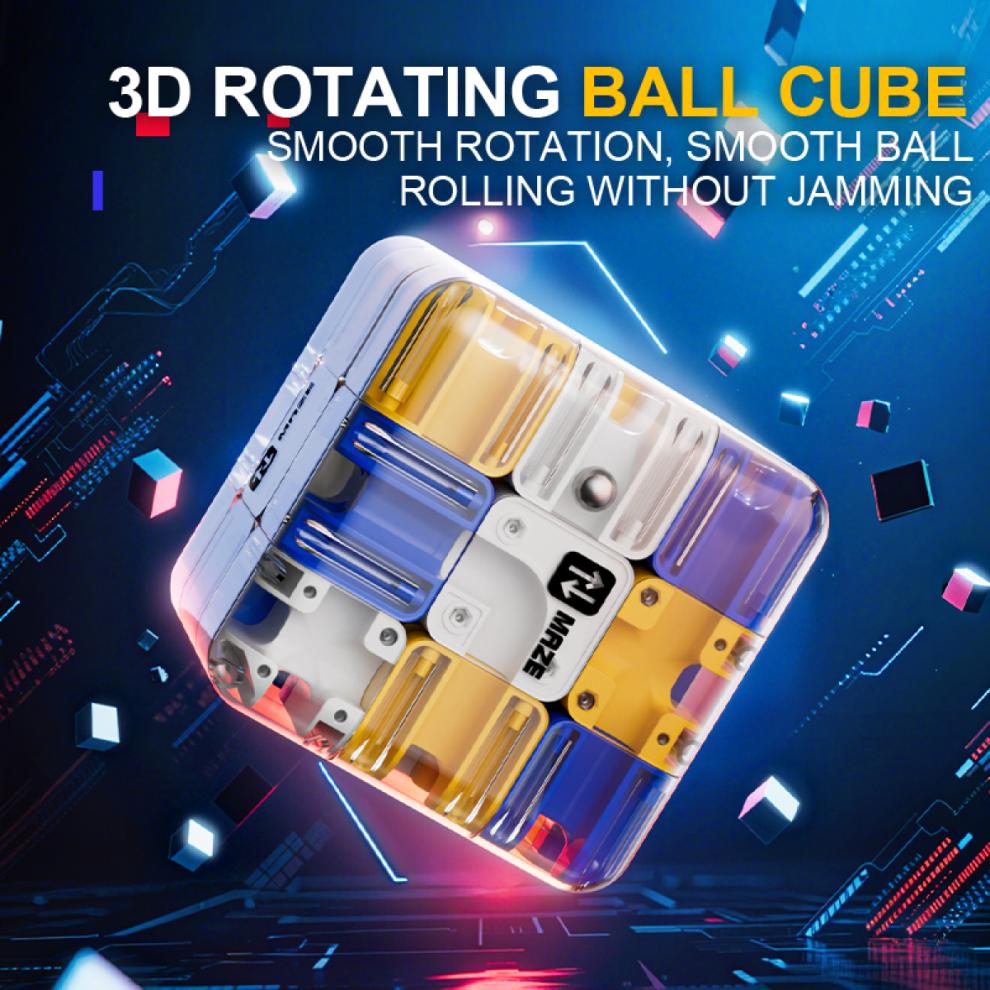 Puzzle Maze Cube with 3D Ball for Kids Brain Teaser, Education Sensory Toys for Boys Girls Christmas Birthday Gifts