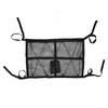 Car Ceiling Storage Bag Polyester Adjustable Elastic Hanging Roof Mesh Pocket for Vehicle Outdoor Ca