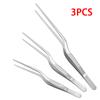 3/1 Stück Küchenpinzette Lebensmittelzange BBQ Kochwerkzeug Edelstahl Tragbare Grill Picknickzange für Küchenklammer CFQJ008