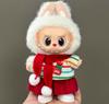 YWHOLA Doll Clothes Christmas Suits 1-3 Generations Cartoon Toy Dolls-Excluding Shoes Plastic Polyester Material 17cm Size 1:3