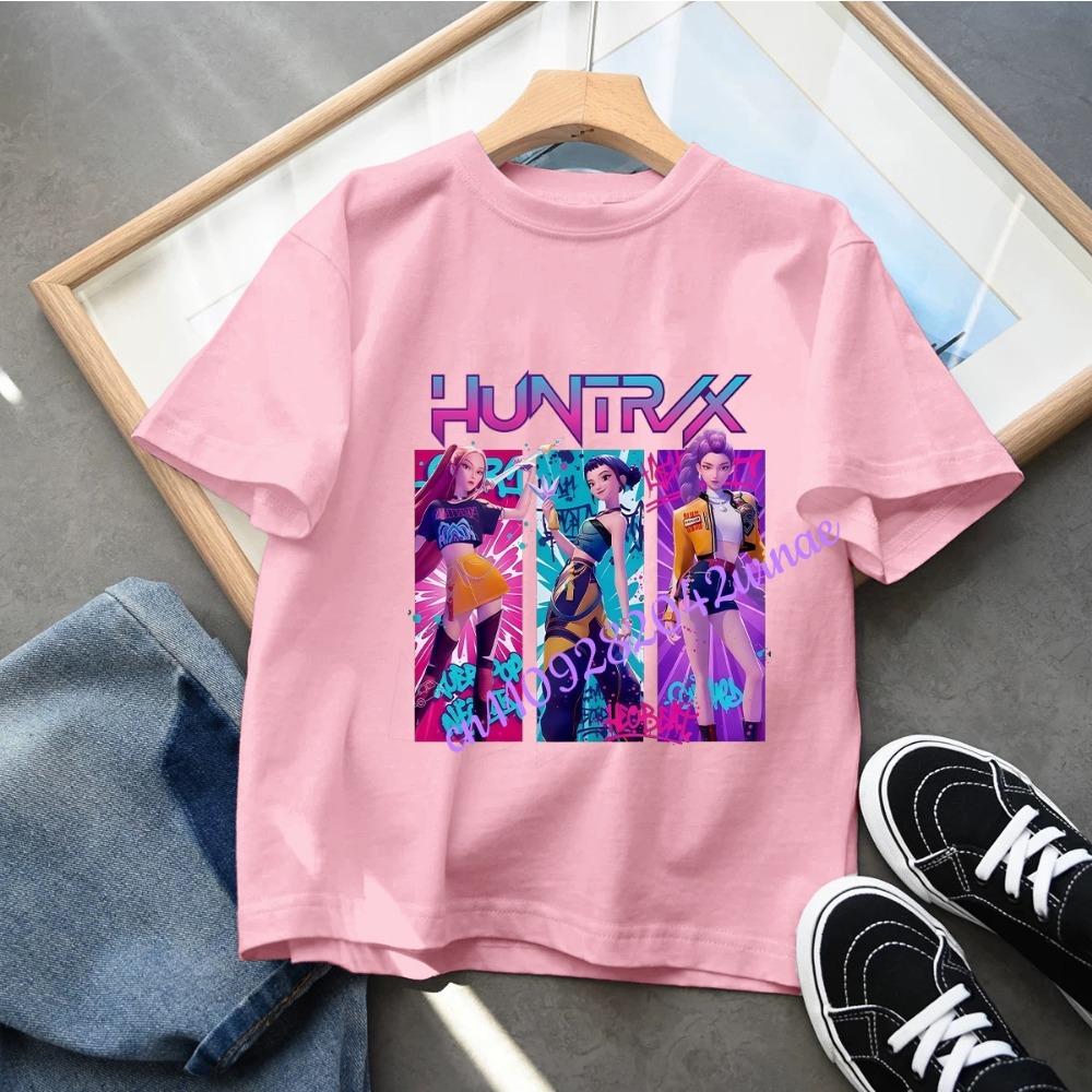 Baby Girls T Shirt Children's Clothing KPop Demon Hunters Fans Gifts Kids Clothes Fashion Casual Tops