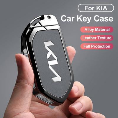 Luxury Car Key Cover Protective Shell Remote Key Fob Case for KN EV9 Picanto GT LineCarnivalSeltosSorentoMorningK5KA4EV32024
