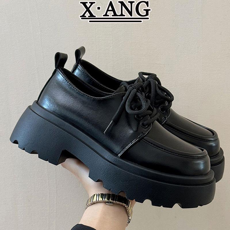 Platform small leather shoes genuine leather women's shoes spring and summer new Mary Jane single shoes