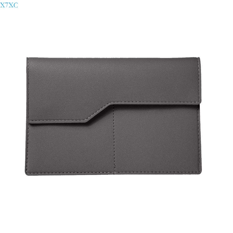 

X7XC Leather Coin Purse Holder Cash Holder Credit Card Card Holder сірий колір