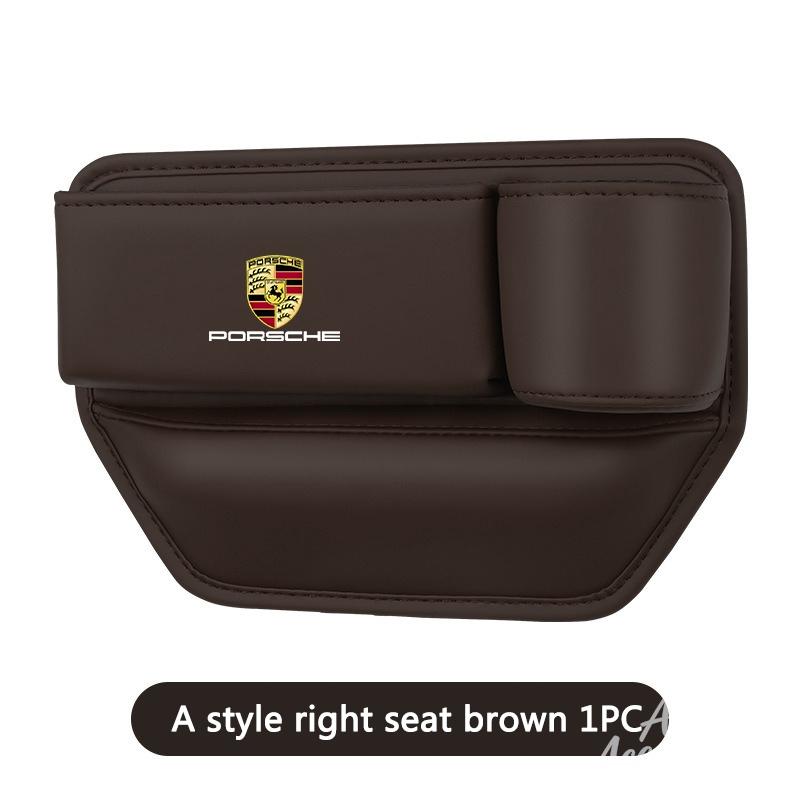 AFUHD1 Car Seat Gap Organizer Console Crevice Side Storage Box Gap Filler For Porsche Boxster Cayman Cayenne 911 Macan Panamera Styling