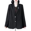 2024 Autumn/Winter Plus Size Slimming Commuter Suit Jacket for Middle-Aged Women