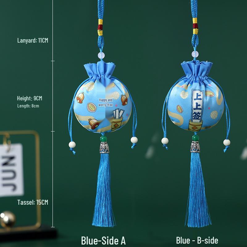 Dragon Boat Festival Mugwort Scented Sachets: Ancient-Style Car Ornaments & Hanfu Coin Purses - Scenic Area Gifts