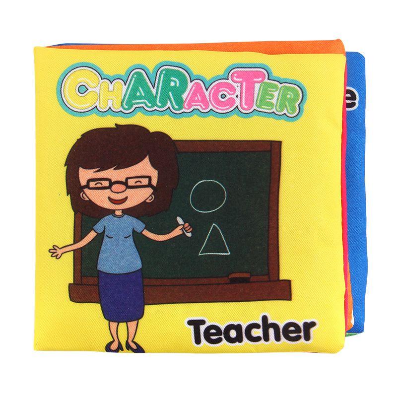 Vibrant Intelligence Development Cloth Bed Cognize Book Educational Toy For Babies