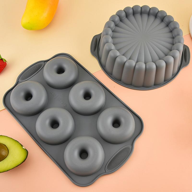 Kitchen Silicone Baking Loaf Pans Non-Stick Cake Pan Bakeware for Oven Silicone Molds for Cupcakes Donuts Muffin