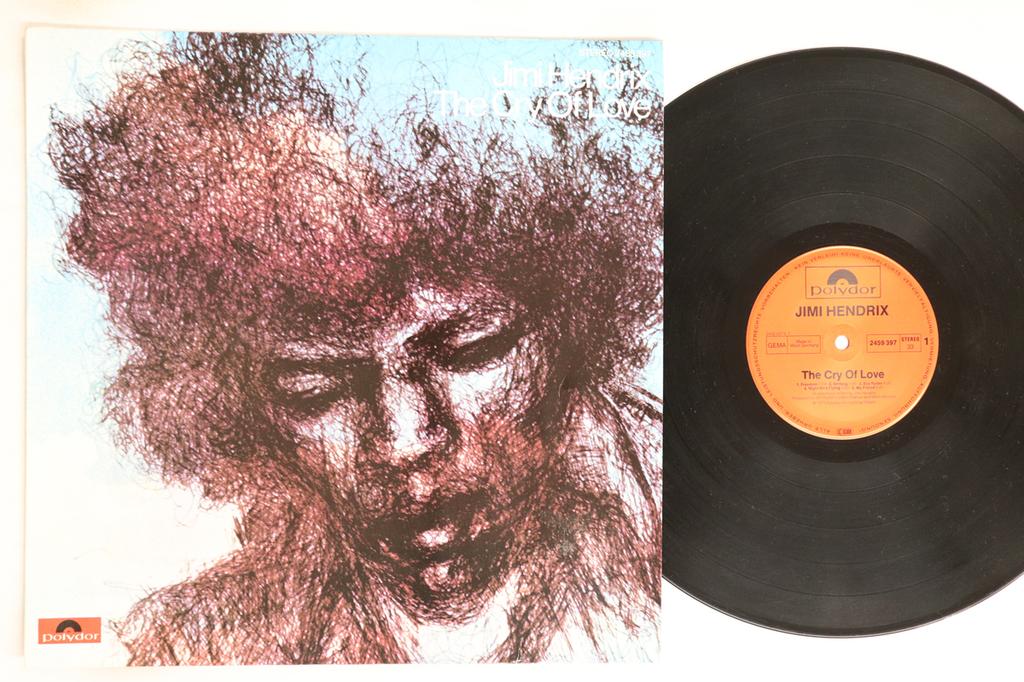 LP Record JIMI HENDRIX - Cry Of Love 2459397 POLY DOR 1980 Germany Rock Used