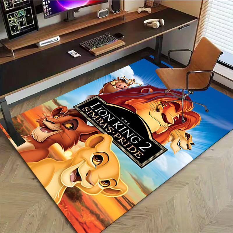 1pc Lion King 2 Simba's Pride Carpet Office Rug Mat Home Decor Area Carpet Festival Gift Office desk chair carpet Longlasting Material1107L
