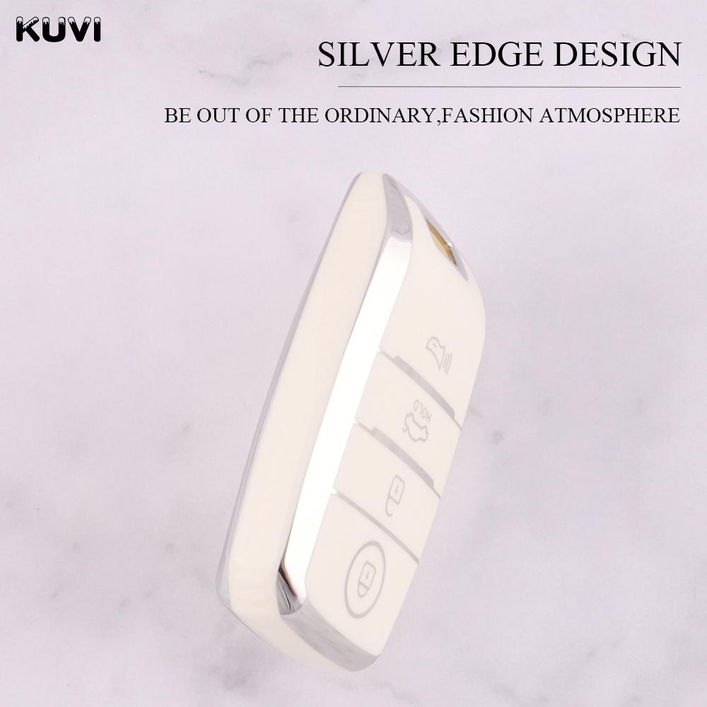 3/4 Przyciski Powłoka TPU Dla KIA Rio Rio5 Sportage Ceed Cerato K3 KX3 K4 K5 Sorento Optima Picanto Samochodowy Pilot Inteligentny Kluczyk Etui Pokrowiec