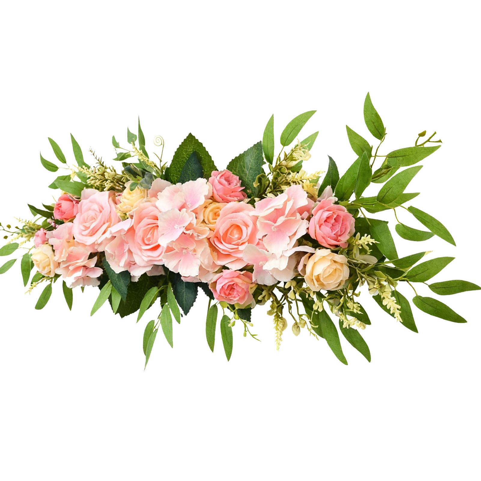 

Artificial Garland 70x15cm Lifelike Silk Flower Vine for Wedding Dining Table Home Decor