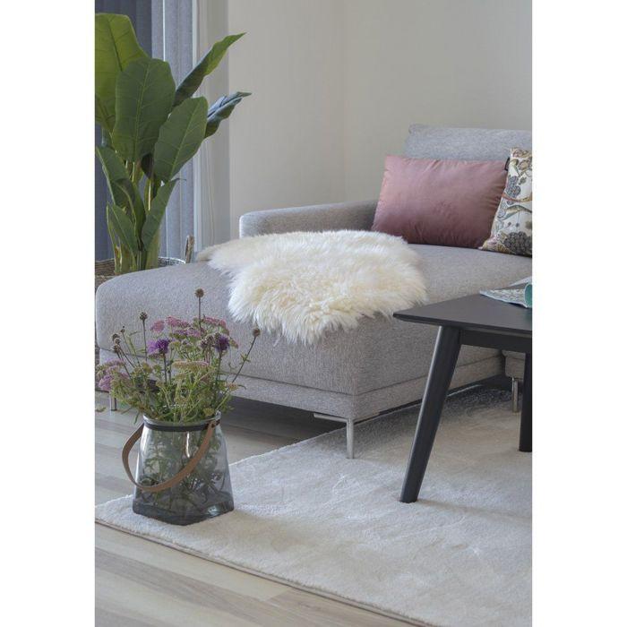Peau de mouton - HOUSE NORDIC - Ivoire - 50x85 cm - Cuir d'agneau - Intérieur