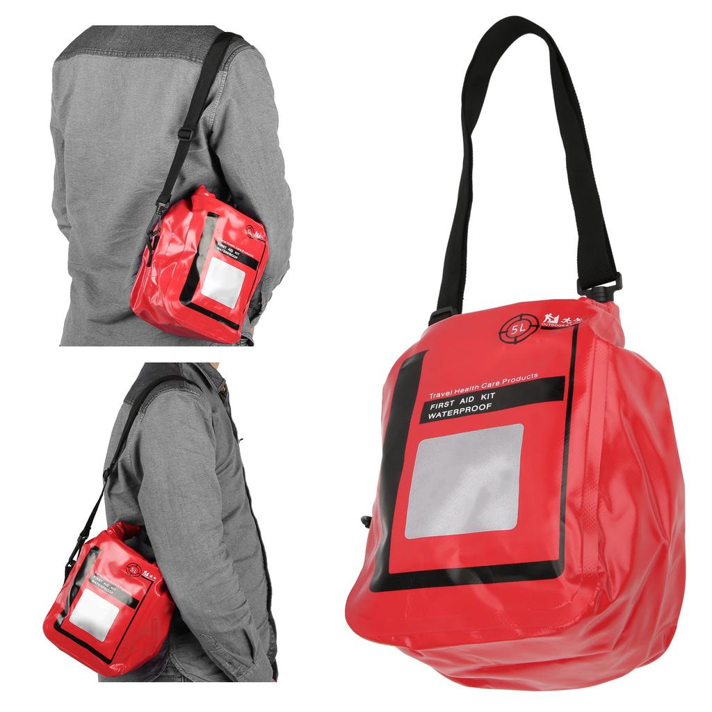 5L Outdoor Waterproof Bag Emergency Packet Survival Storage Case for Travel Camping