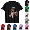 Unisex Casual Short Sleeve T Shirt with Graphic Print Lightweight Comfortable Fit Crew Neck Tee for Everyday Wear