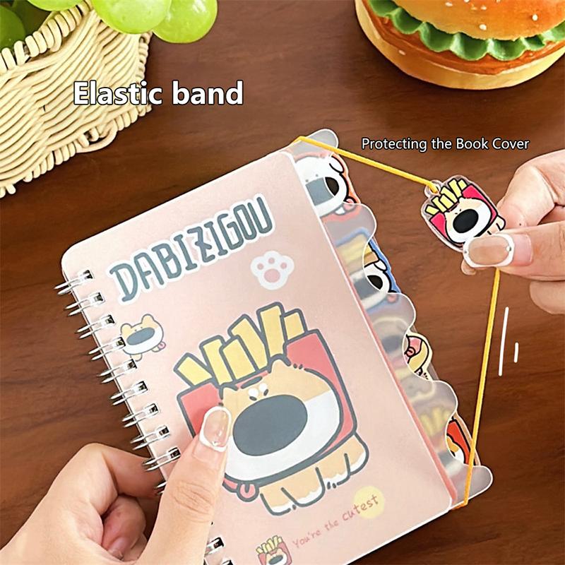 Creative Cartoon Puppy Coil Notepad Notebook Big Nose Dog Coil Book Cute Notebook Portable Account Book Notebook Stationery