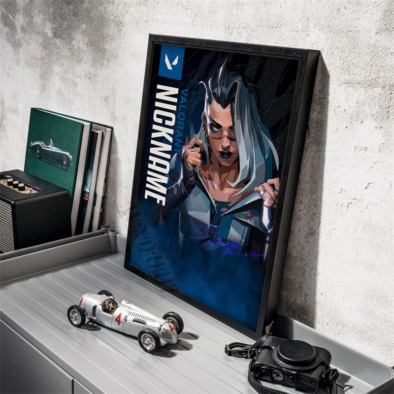 Game Valorant Character Nicknname Picture For Room Living Wall Art Home Decor Canvas Painting Print Poster Game Enthusiasts Gift