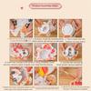 DIY Craft Middle Autumn Festival Lantern Cartoon Hanging Rabbit Lamps  Women Children