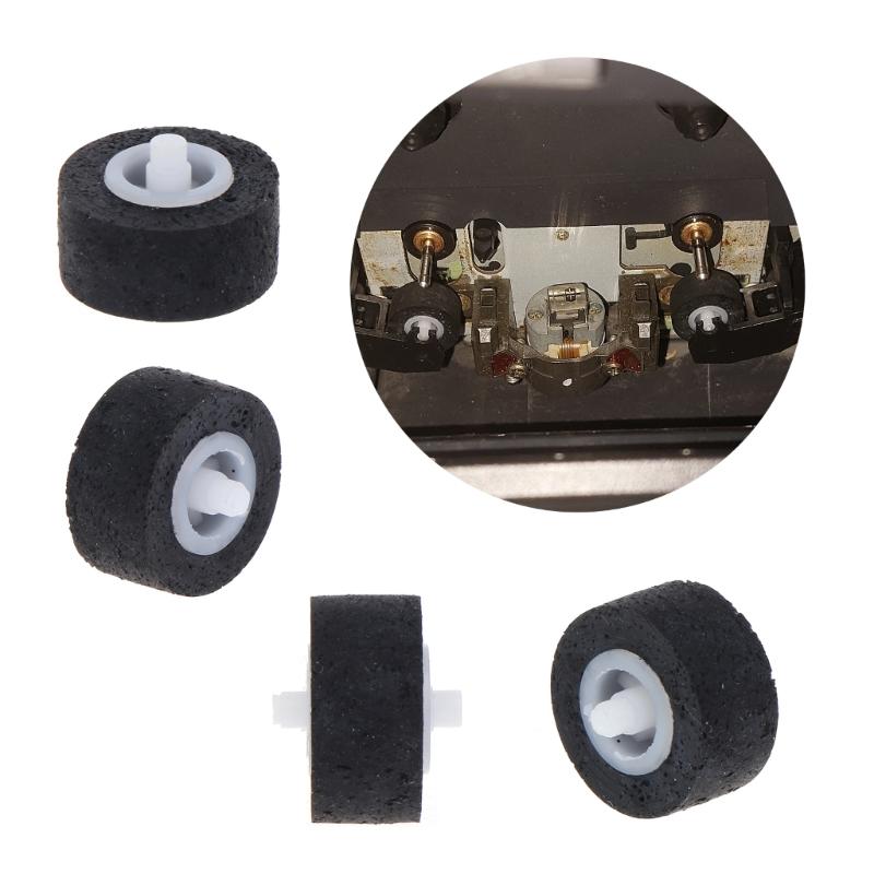 5 Stück Kassettenrekorder Andruckrolle Gummi Riemenscheibe 12mm Durchmesser für Musikaufnahmegeräte