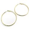 Les Trésors De Lily [L9570] - Gold Double 'Choréographie' Hoop Earrings Ø 60 Mm