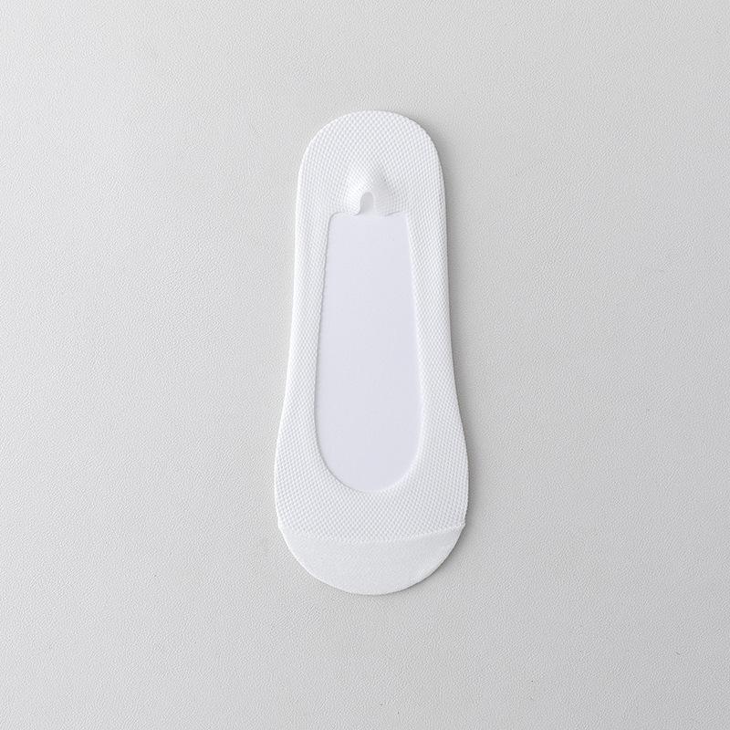 Ice Silk Boat Socks for Women's Summer, Thin Anti-slip and Non-slip-off, Cotton Sole, Summer Shallow Mouth Invisible Socks