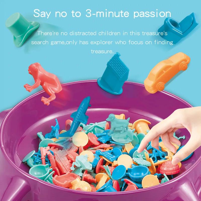 Card Kids Childrens Toys Children Crazy Treasure Hunt Board Game Chess Interaction Concentration Learning Educational Toy Family Party Desktop