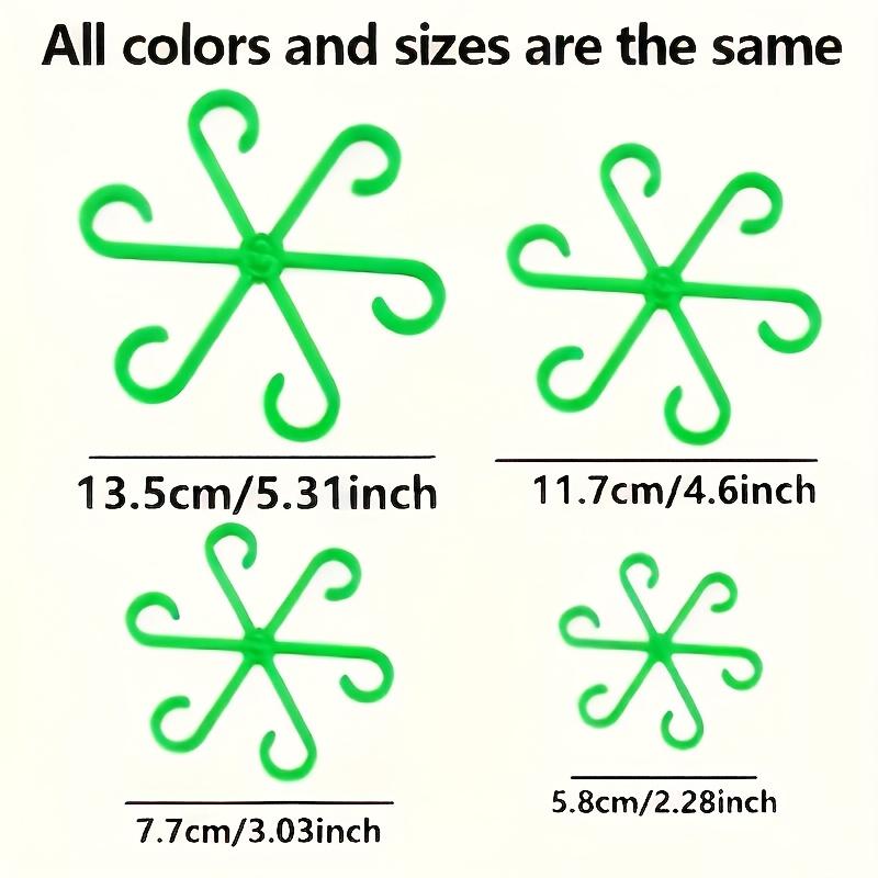 4Pcs/set Plant Anti-toppling Support Green plant fixator flower hydroponic folding fixed support Suitable for Gardenging Supplies