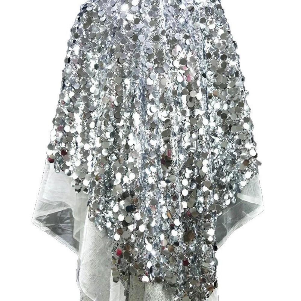 1 Yard/Width 130cm Stage Costume Fabric Large Wedding Dress Fabric Background Wall Fabric