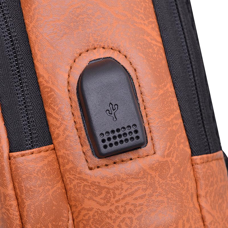 Men's Chest Bag Combination Lock Anti-Theft Crossbody Bag Outdoor Commuter Large Capacity Shoulder Bag