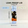 1PC Witch Pumpkin Halloween 750ml Color Plastic Sports Water Bottle Leakproof Flip Straw Lid Suitable for Sports Office Home Use