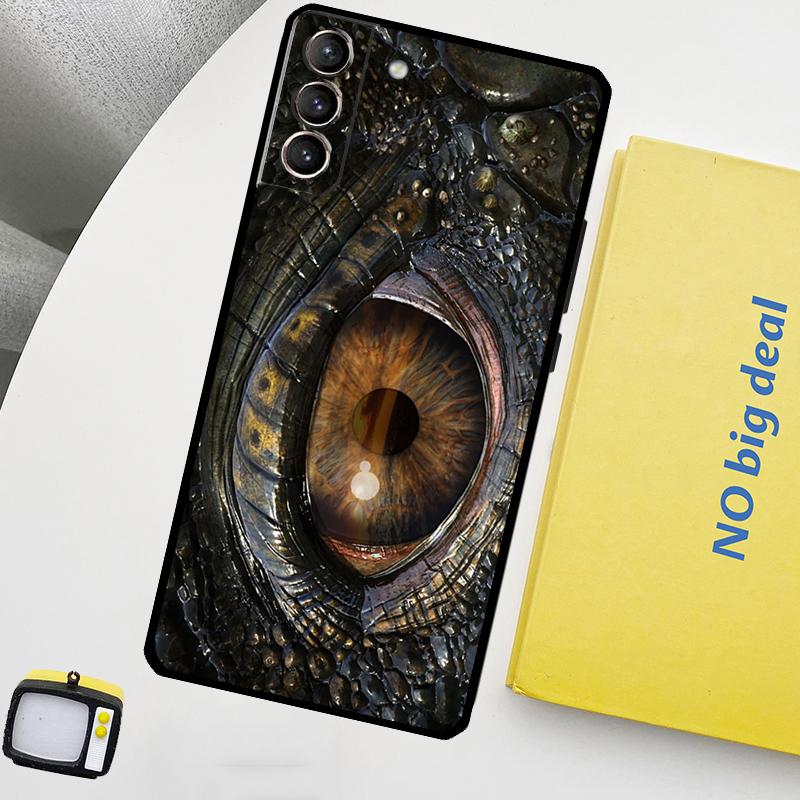 Dragon Eye Gothic Phone Case For Samsung Galaxy S25 Ultra S20 S21 S22 S23 Plus S9 S10 S25 FE S24 Ultra Cover