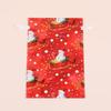 Christmas Drawstring Gift Bags with Assorted Festive Patterns Self Standing for Home Xmas Party Treat Packing