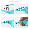 Cycling Glasses Rearview Mirror 360 Degrees Adjustable Lightweight Bicycle Eyeglasses Mount Rear View