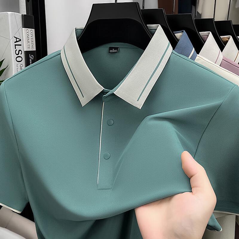 JEEP SPIRIT Men s Ice Silk Breathable Polo T-Shirt XL