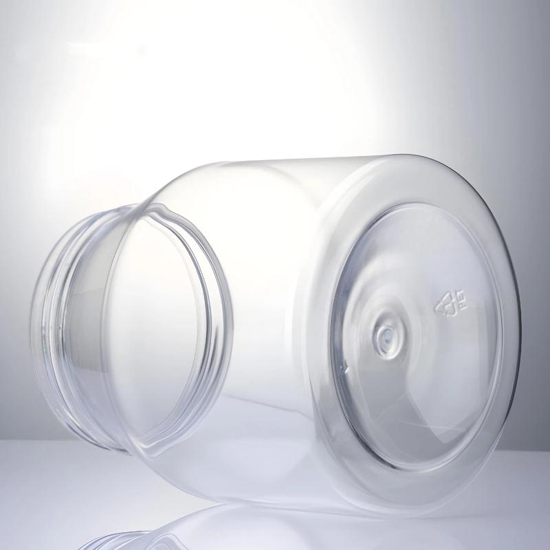 900 ml durchsichtige Vorratsgläser mit weiter Öffnung für Tierfutter, luftdichte Deckel für Nüsse, Süßigkeiten, Snacks, Speisekammer-Organisation