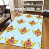 Sailor Moon5 Flannel Pattern Square Carpet,Area Rug,Carpet Rug for Living Room Bedroom Sofa Playroom Decor,Non-slip Floor Mat