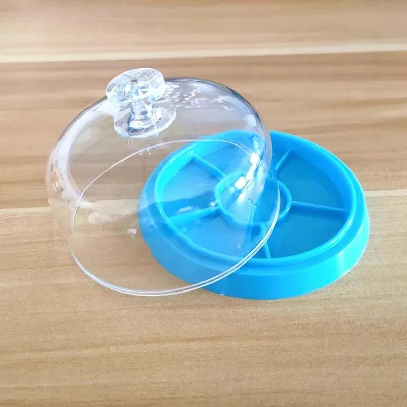 6 Slots Watch Dust Sheet Cover with Tray Watch Movement Repair Tool Jewelry Tools Spare Protector Watchmaker Repair Tool