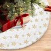 Faux Fur Christmas Tree Skirt White Furry Christmas Tree Skirt Thick