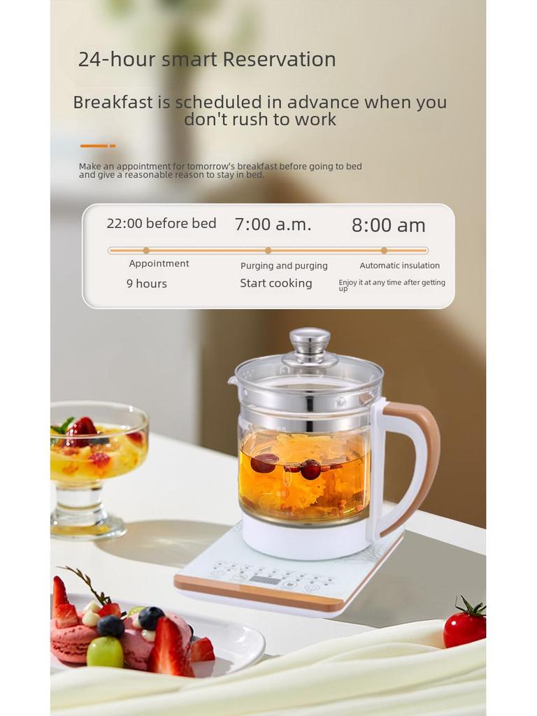 110V US Standard Multifunctional Glass Teapot and Electric Kettle