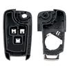 2 Tasten/3 Tasten Autoschlüsseletui Shell Remote Cover Passend für Opel Vauxhall Astra Insignia Vectra Corsa Zafira