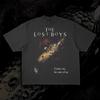 The Lost Boys Bedrucktes Kurzarmhemd Herren Damen Sommer Reine Baumwolle Bequem Locker und Modisch Rundhals T-Shirt Top