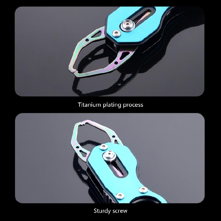 Stainless Steel Fish Lip Grip Grabber with Anti-Lost Rope Fish Holder Tool