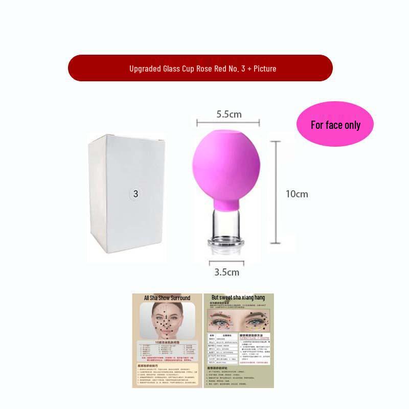 Facial Gua Sha Cupping Massage Device - Convenient PVC Sphere Vacuum Beauty Cup