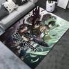 Black Clover Carpet Rug For Living Room Bedroom Home Sofa Decoration Kids Play Nonslip Floor Mat