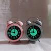 3-inch Small Fat Spherical Simple Real Luminous Night Light Metal Iron Bell Alarm Watch Arc Surface Creative Watch