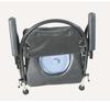 Adjustable Foldable Elderly Bathing Commode Chair