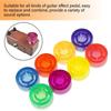 Colorful Guitar Effect Pedal Footswitch Toppers Guitar Effect Foot Nail Caps
