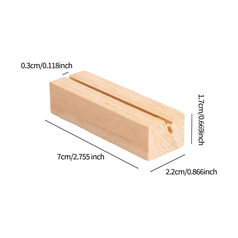 Business Card Holder Organizer Office Desk Display Stand Memo Counter Accessories Tabletop Shelf Home Wooden Card Holder Storage