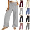 Women'S Sports Fitness Pants Casual Loose Elastic Jogging Pants Straight Wide Leg Pants Casual Pants Yoga Pants